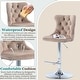 preview thumbnail 48 of 76, Swivel Velvet Bar Stools Sliver Pesdestal (Set of 6)