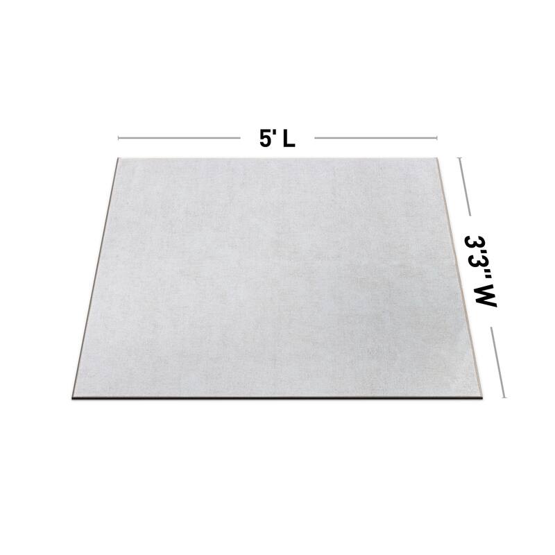 Contemporary Solid Machine Washable Area Rug