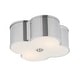 preview thumbnail 1 of 5, Maxim 12247 Clover 2 Light 14" Wide Flush Mount Ceiling Fixture Polished Nickel