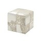preview thumbnail 20 of 47, Glam Leather Stool 16 x 16 x 16
