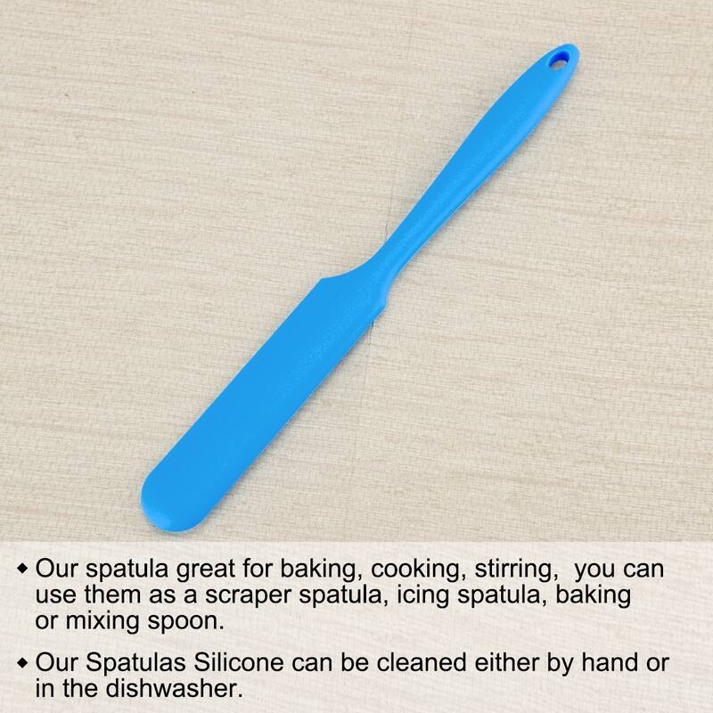 Silicone Heat Resistant Non-scratch Turner Non Stick Jar Spatula - 1pcs