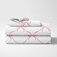preview thumbnail 2 of 3, Sweet Jojo Designs Pink Bows Girl 3-piece Twin Sheet Set - Blush and White Bow for Ballerina Ballet Dancer Princess Collection