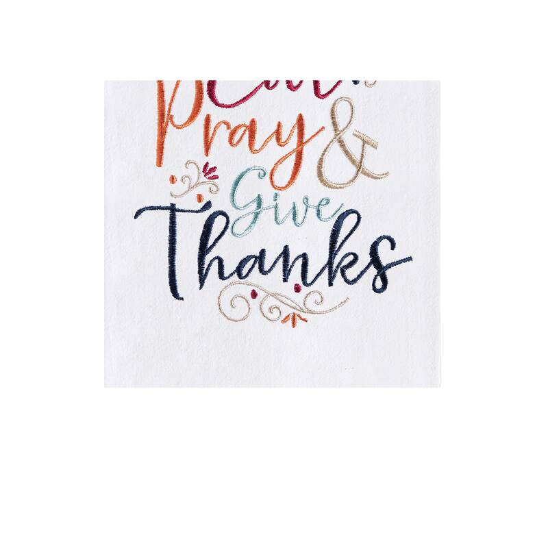 Eat Pray & Give Thanks Towel