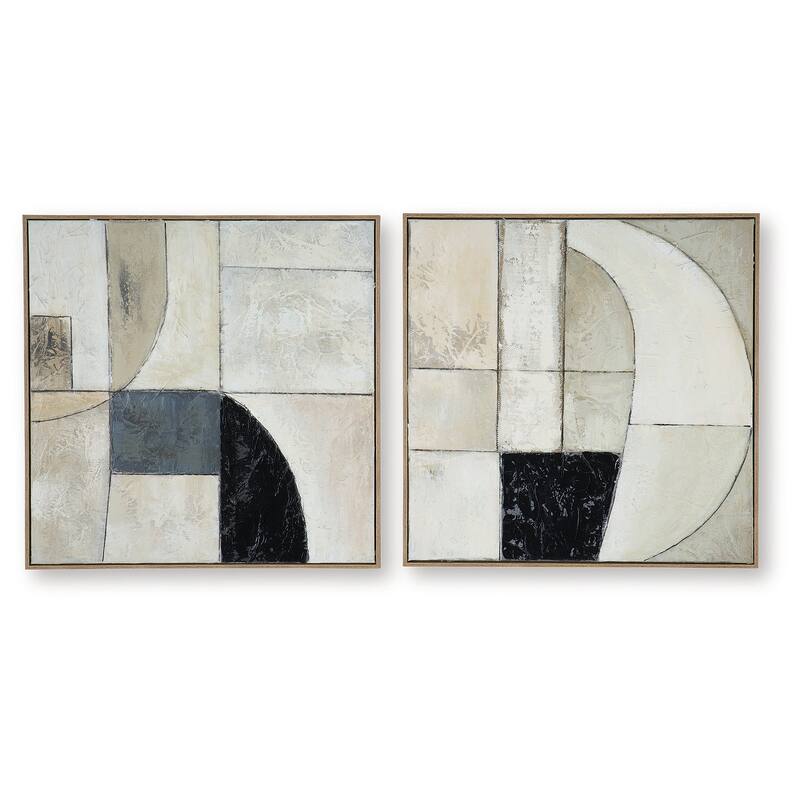 Signature Design by Ashley Bexlen Beige/Light Gray Wall Art (Set of 2)