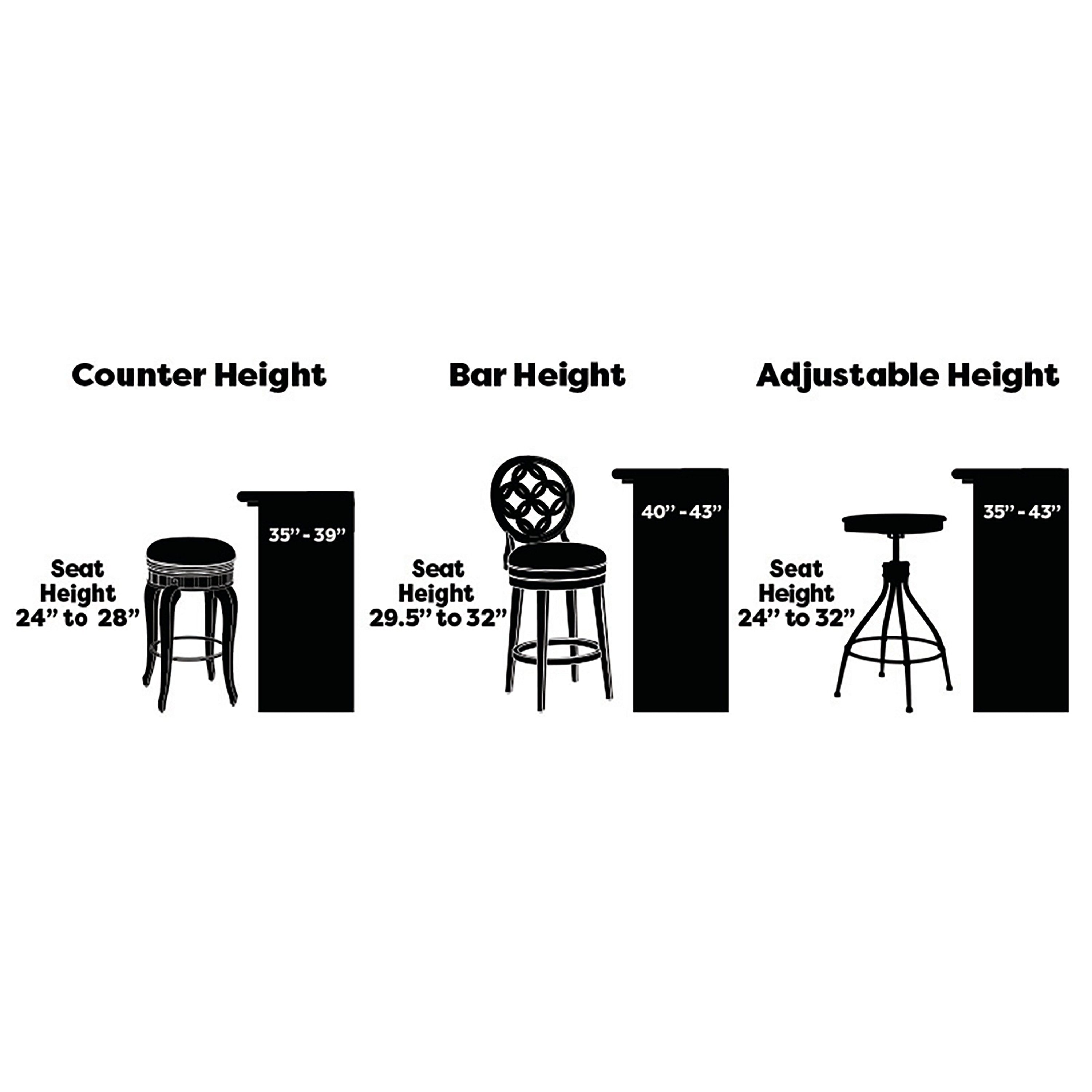 Hillsdale Furniture Lawton Bar Height Swivel Stool Antique Gray