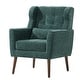 preview thumbnail 4 of 44, Linen Fabric Lounge Wingback Chairs Modern Accent Chair