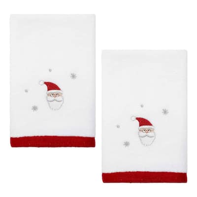 Avanti Linens Ho Ho Ho 2-Pack Fingertip Towel Set - Fingertip Towel 2pk Set