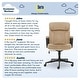 preview thumbnail 80 of 86, Serta Hannah Office Chair with Headrest Pillow, Adjustable Ergonomic Desk Chair with Lumbar Support