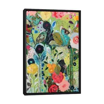 iCanvas "Botanical Bliss" by Carrie Schmitt Framed Canvas Print