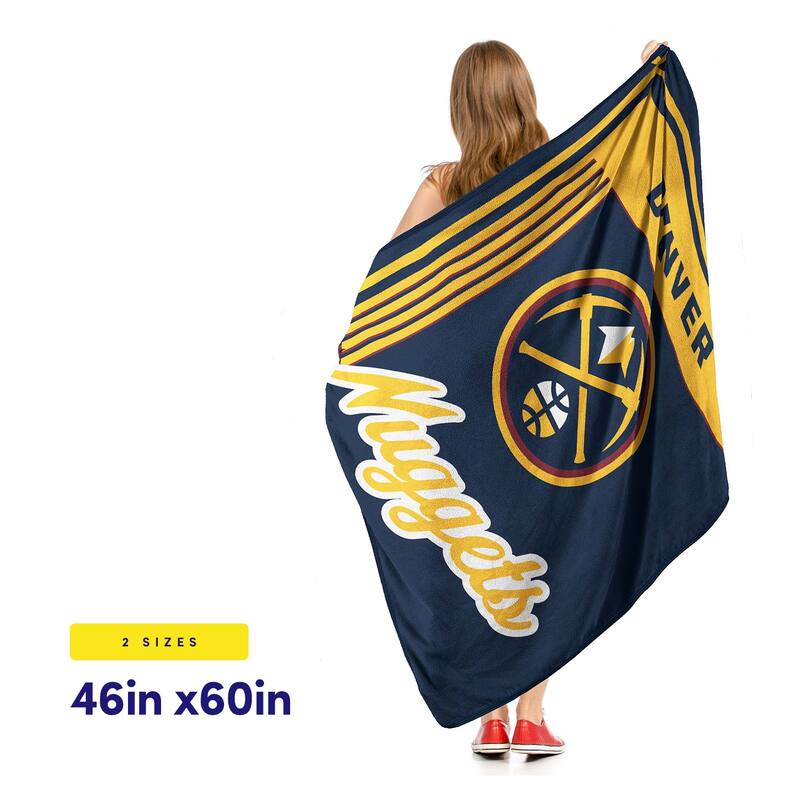 NBA Denver Nuggets 46" x 60" Microfiber Throw Blanket