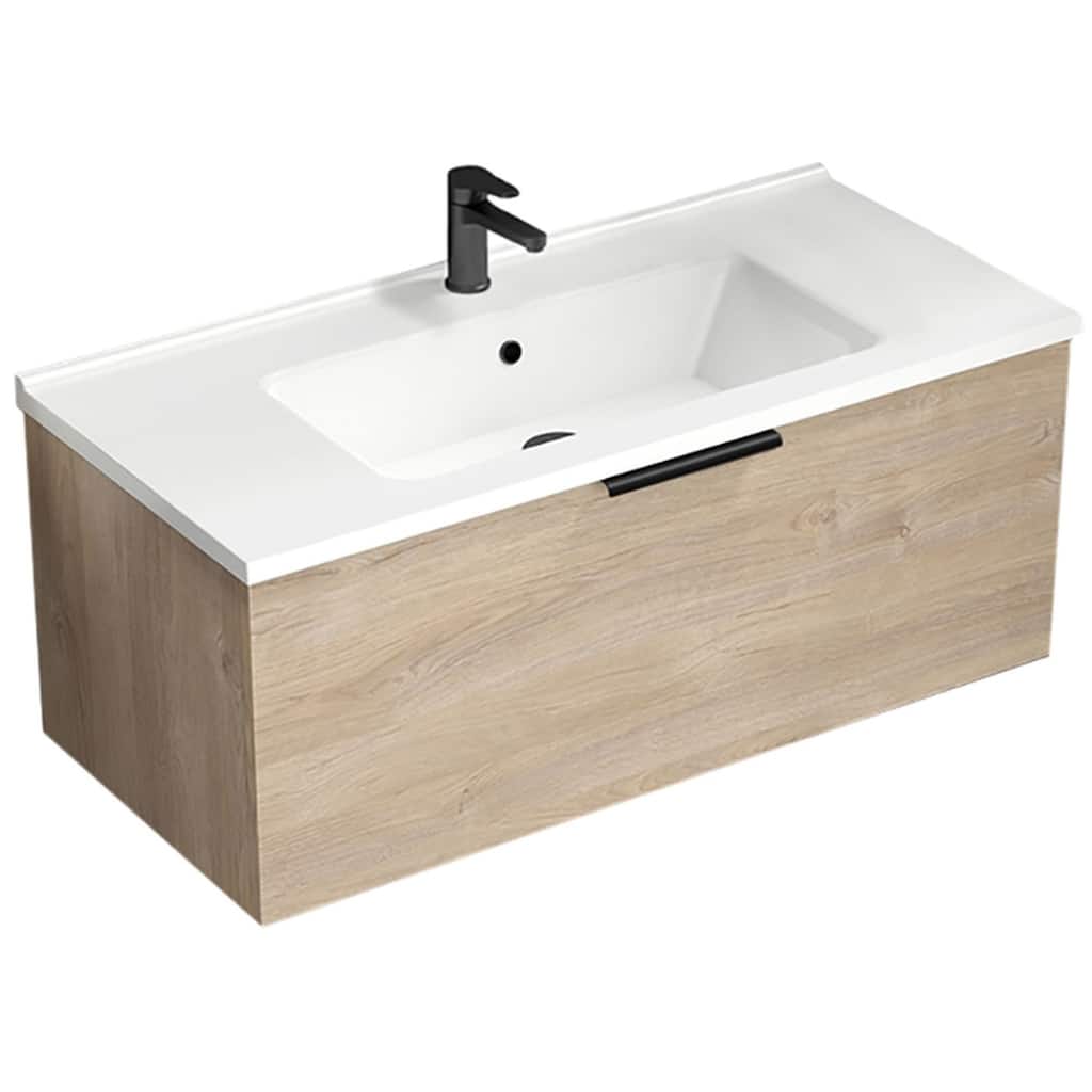 Nameeks Bodrum-3918-W Bodrum 40" Wall Mounted Single Basin Vanity Set