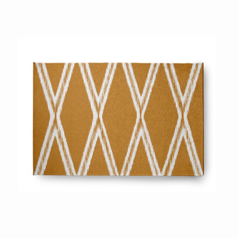 Diamond Soft Chenille Rug - 2' x 3' - Yellow