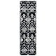 preview thumbnail 69 of 83, SAFAVIEH Handmade Metro Mizka French Country Wool Rug 2'3" x 8' Runner - Black/Ivory - Runner