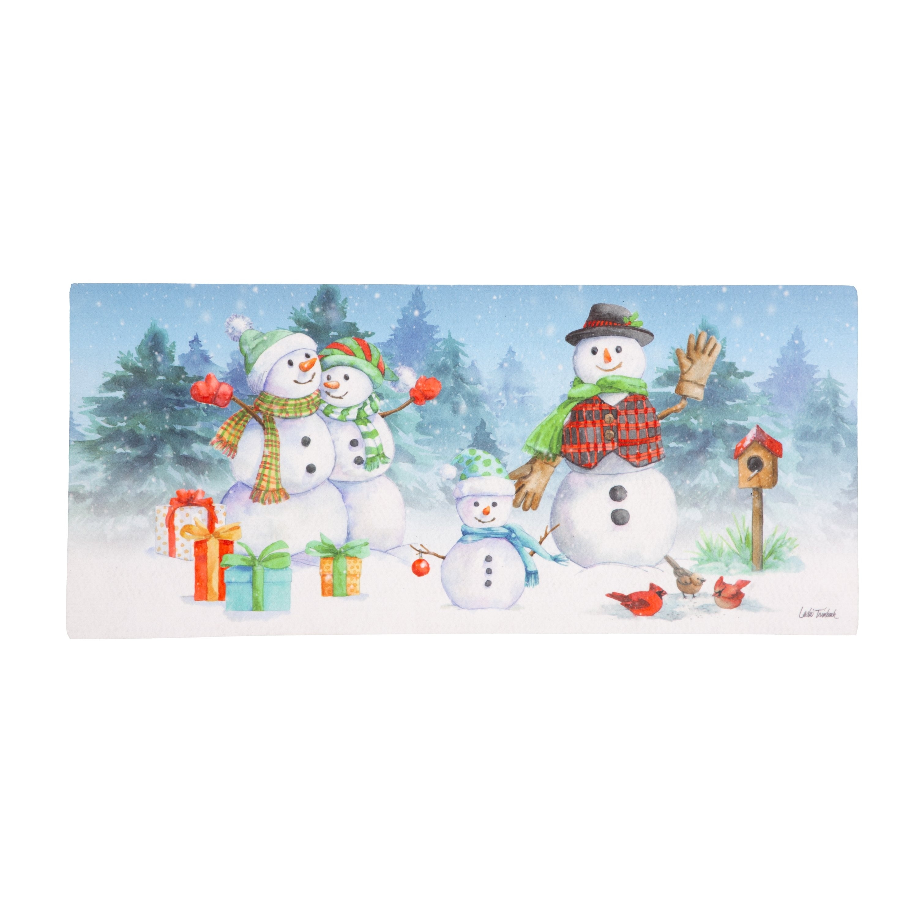 22 in. x 10 in. Poinsettia Sassafras Switch Mat - 22 x 10