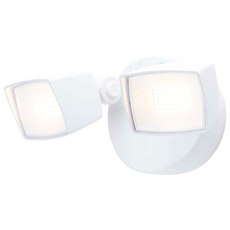 Nuvo Lighting 65/995 Double Light 9-3/16" Wide Adjustable LED Outdoor - White