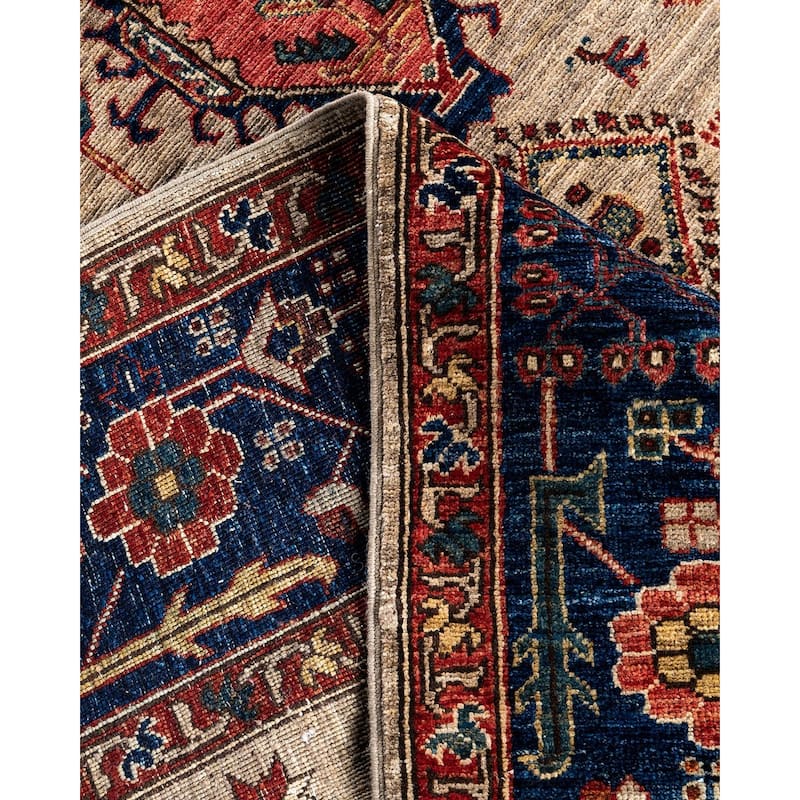 Serapi One-of-a-Kind Hand-Knotted Area Rug - Brown, 6' 0" x 9' 2" - 6' 0" x 9' 2"