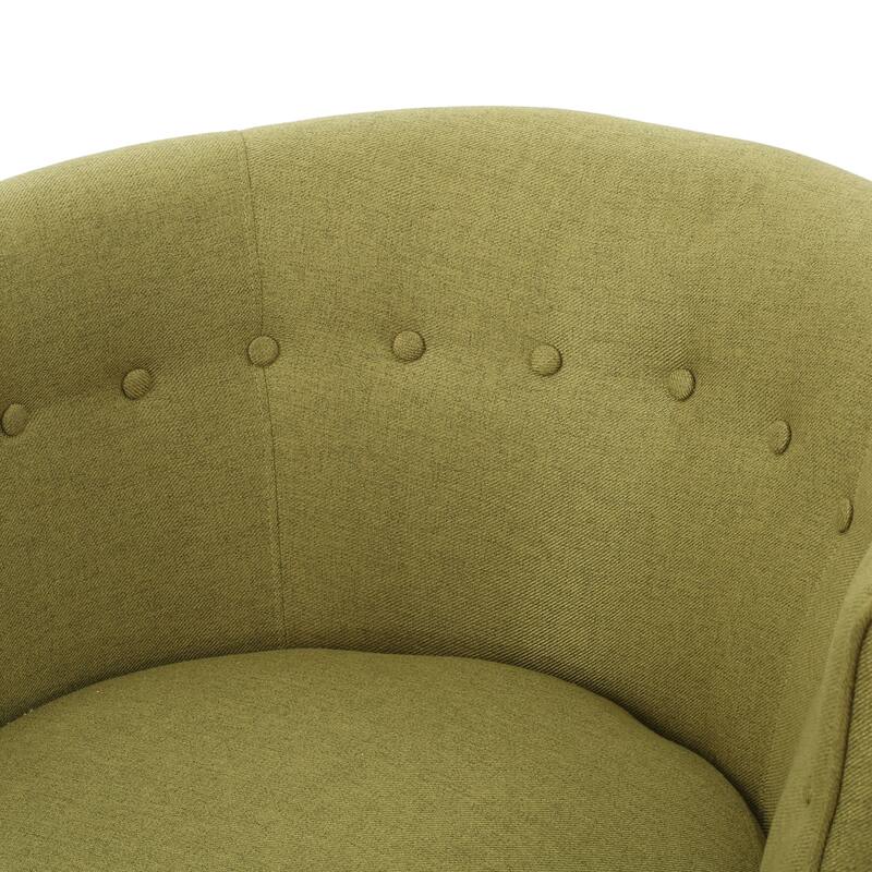 Modern Club Chair with Tufted Back