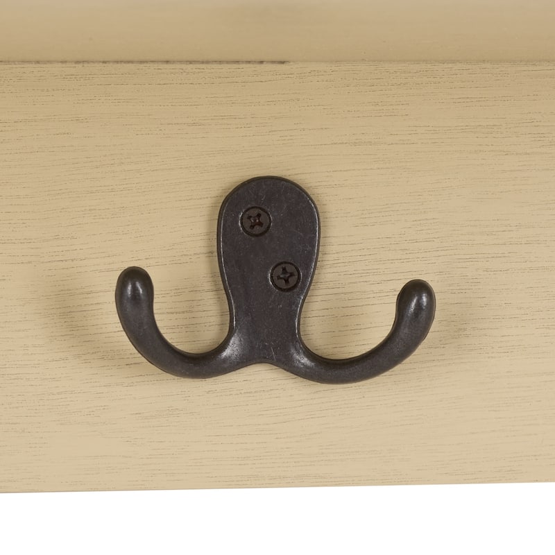 SAFAVIEH Jemina Black Hanging 3-Basket Wall Rack - 28" x 7.8" x 12" - 28"W x 8"D x 12"H