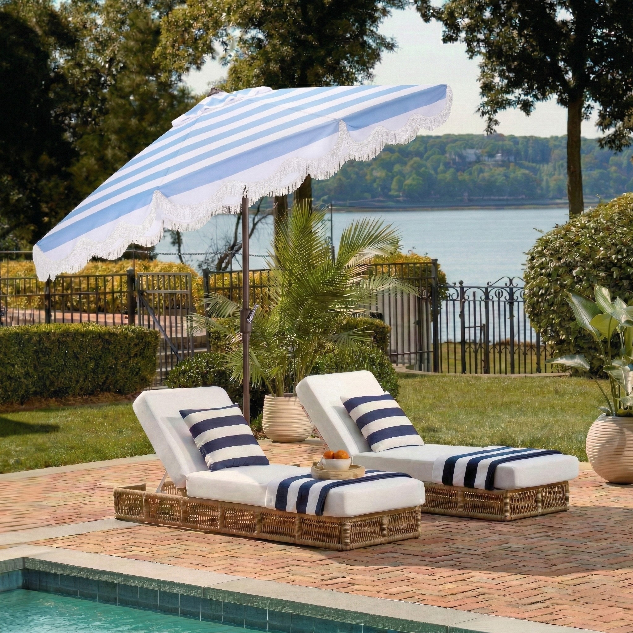 low price patio umbrella PHI VILLA 15ft Large with Base & Solar Lights,Rectangle,Navy Featured with user Best Choice Products 10ft Solar