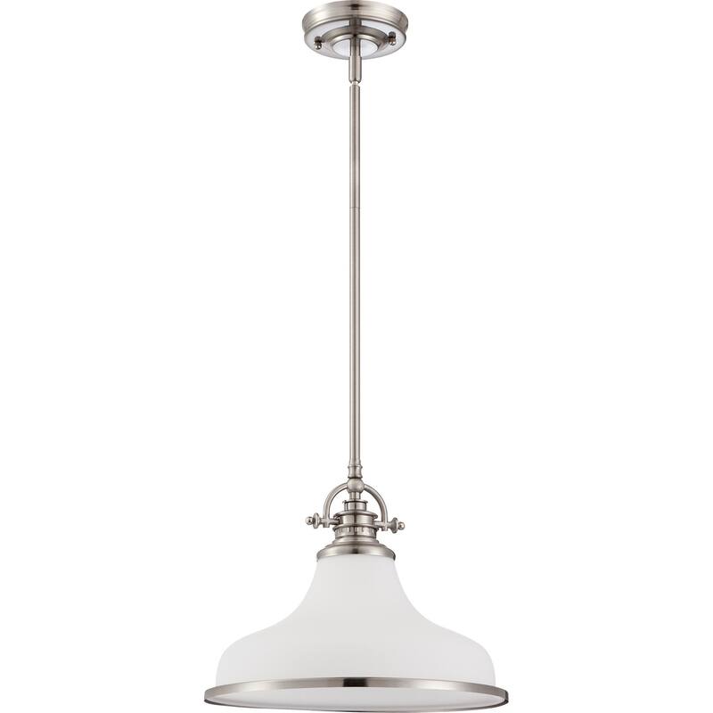 Quoizel Grant 14" Pendant Light in Brushed Nickel - Brushed Nickel