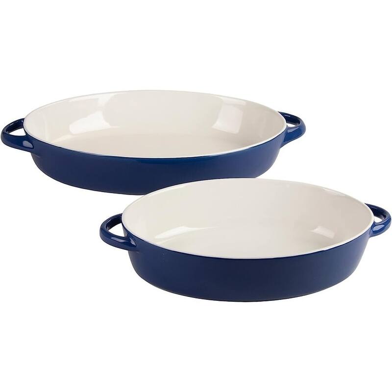 10 Strawberry Street Sienna Oval 13" and 10.5" Bakeware Set