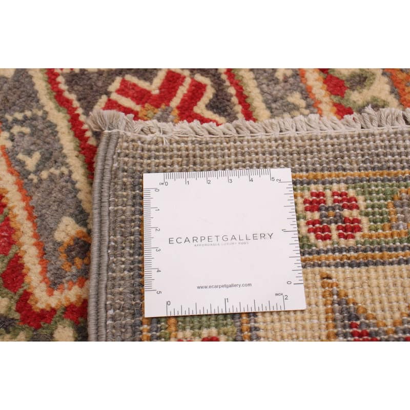 ECARPETGALLERY Hand-knotted Finest Ghazni Grey Wool Rug - 3'10 x 6'0