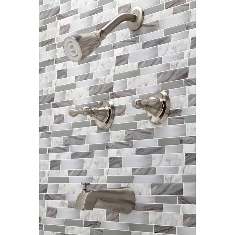 Kingston Brass American Classic Two-Handle Tub and Shower Faucet
