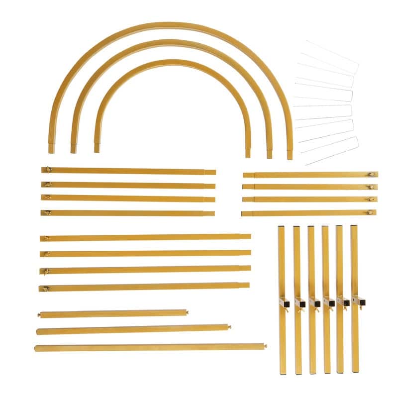 3PCS Gold Wedding Arbor