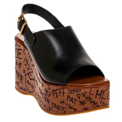 Chloe Maxime Wedge Sandals