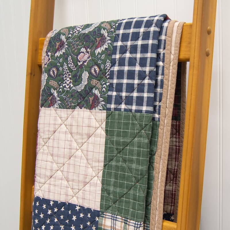 Donna Sharp Rustic Paisley Cotton Throw Blanket