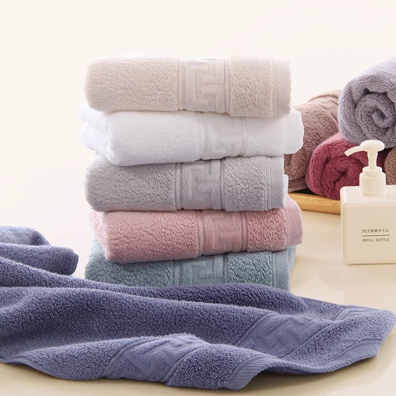 Cotton Hand Towels, 13" x 29" Solid Soft Absorbent Hand Towel for Bathroom, Kitchen