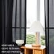 preview thumbnail 7 of 36, Linen Textured Light Filtering Back Tap/ Rod Pocket Curtain Panels (Set of 2)