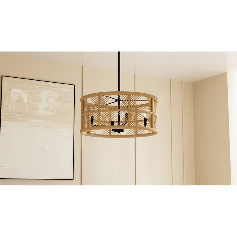 Axford 5-Light Matte Black Pendant