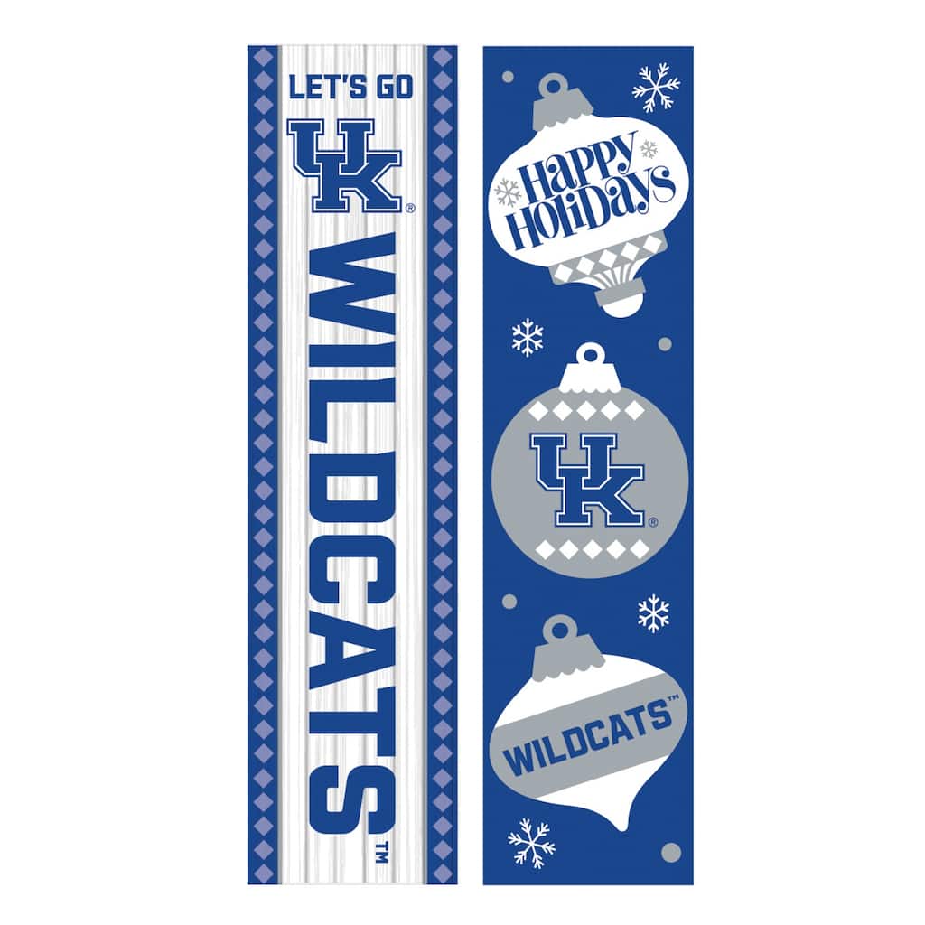 47" Double Sided Seasonal Porch Leaner, University of Kentucky - 47" x 11.25"