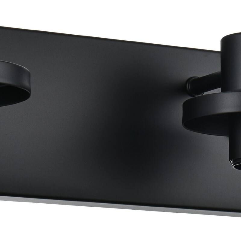 2 Light Bathroom Vanity Lighting with Clear Glass Shade