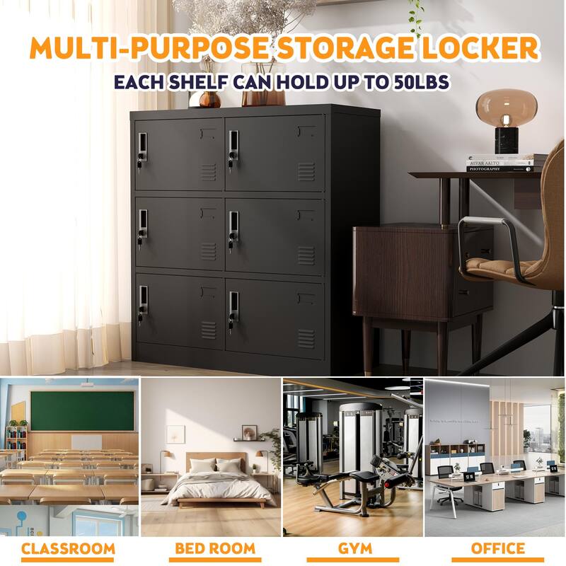 6-Door Employee Storage Locker