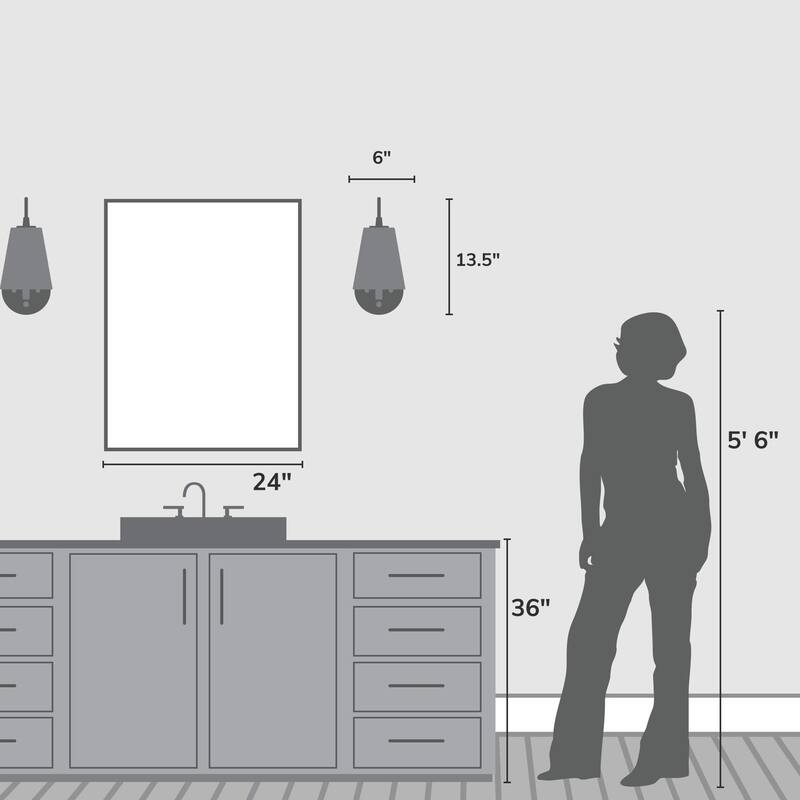 Hunter Valley Park 1-Light Wall Sconce - Hallway, Bedroom, Bathroom - Contemporary, Transitional - Adjustable