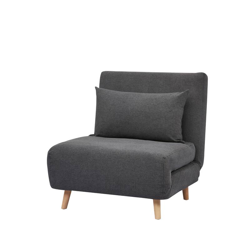 Tustin Upholstered Convertible Lounge/ Sleeper Chair