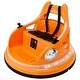 preview thumbnail 11 of 18, 12V Bumping Car With Remote Control, 360 Degree Spin Orange