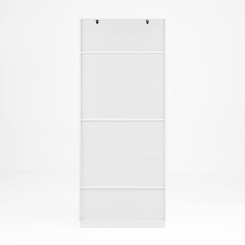 Cabinet White Storage Cabinet Food Pantry with Doors and Adjustable Shelves Freestanding Buffet Cupboards Sideboard