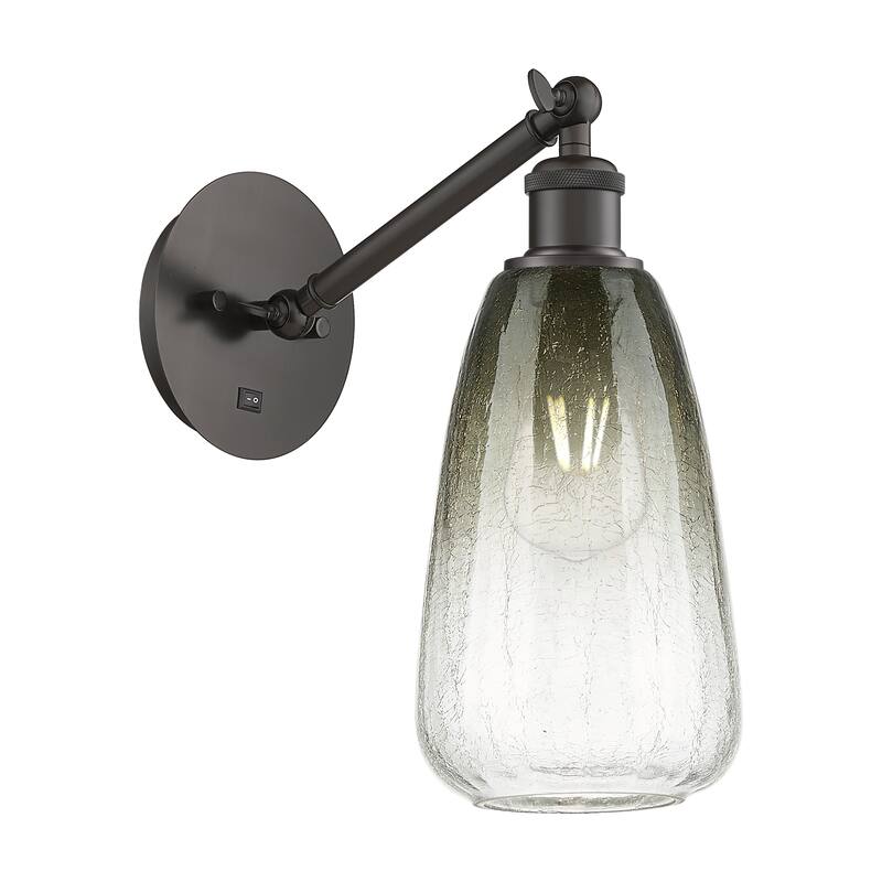 Innovations Lighting Endless Possibilities Ballston - Brookhaven Almond - 1 Light 6" Adjustable Sconce