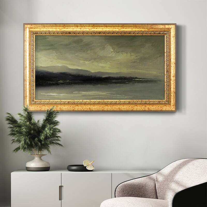 Coastal Dawn Premium Framed Canvas- Ready to Hang