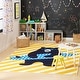 preview thumbnail 2 of 5, Everwash Imagine Surfer Bear Kid's Washable Area Rug