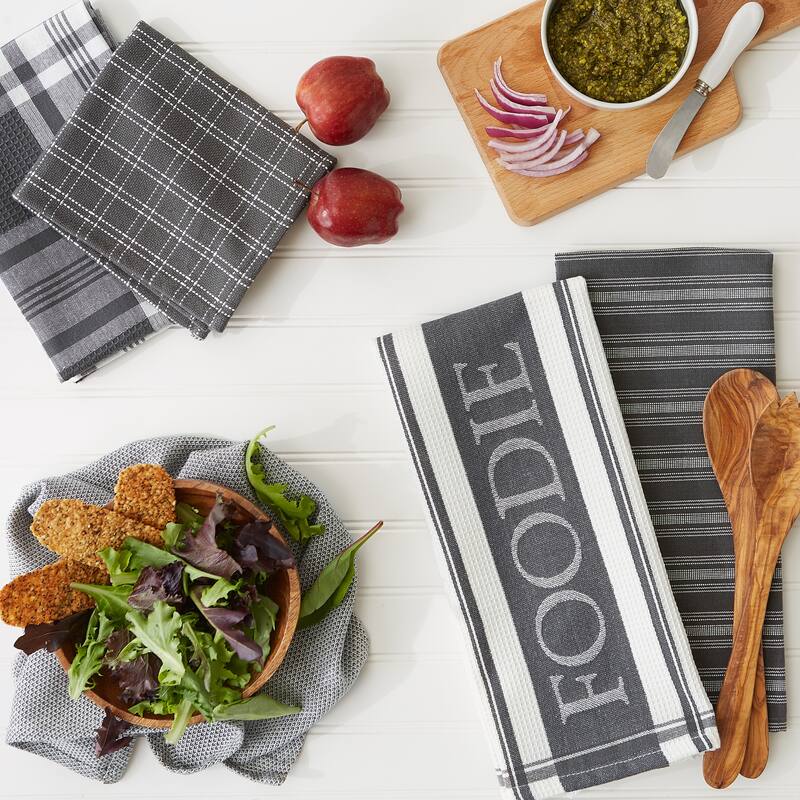 DII Foodie Dishtowel And Dishcloth 5 Piece