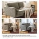 preview thumbnail 8 of 8, Modern 62.6" Upholstered 2-Seater Sofa Loveseat