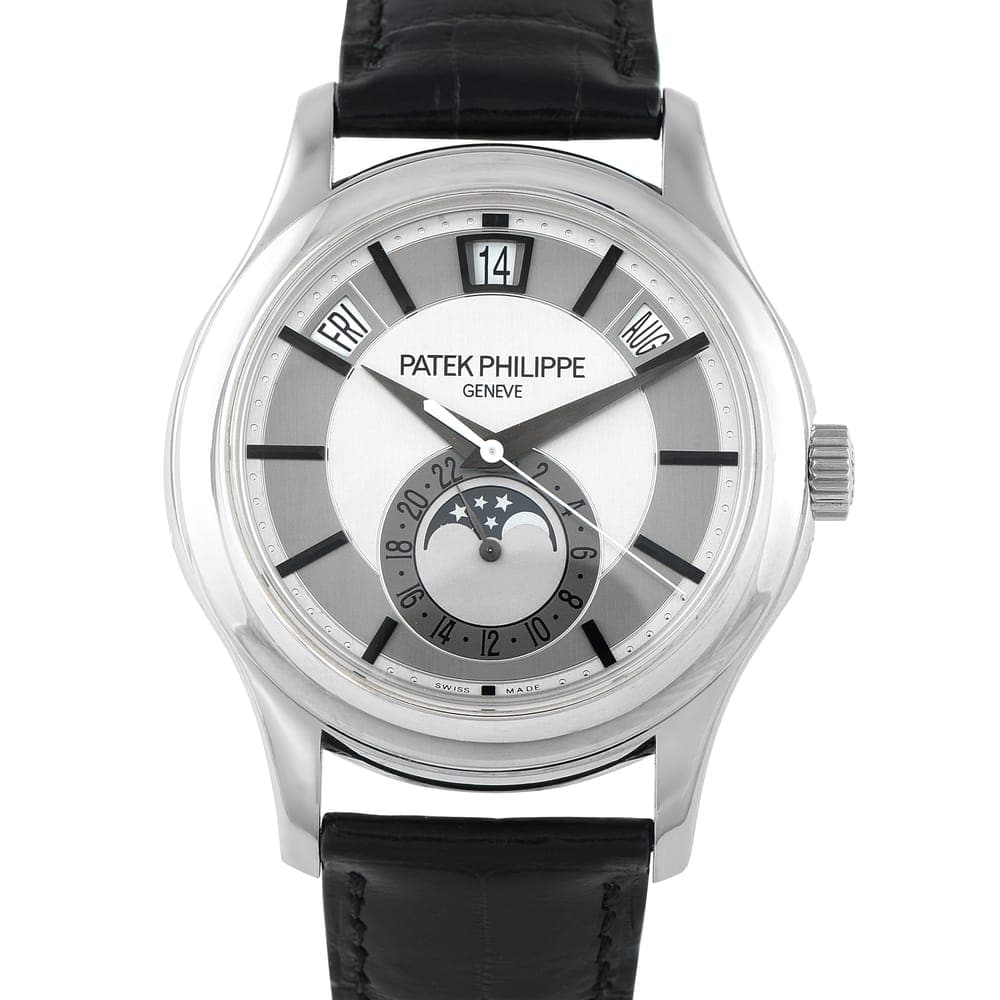 Patek Philippe Pre-Owned Annual Calendar Men's Watch - White Gold - 40mm