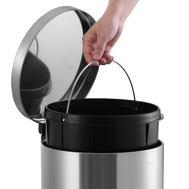 happimess Oscar 8-Gallon Step-Open Trash Can and Mini Trash Can