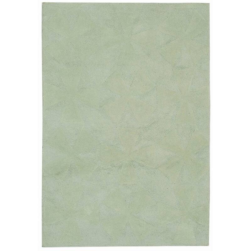 Martha Stewart by SAFAVIEH Navigation Cotton Rug - 5'6" x 8'6" - Ocean/Vista
