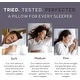 preview thumbnail 4 of 19, Lincove Cloud Canadian Down Luxury Sleeping Pillow - 600 Fill Power, Made in Canada