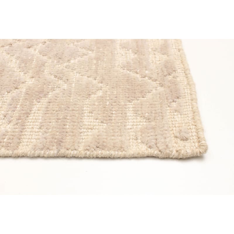 ECARPETGALLERY Hand-knotted Tangier Beige Wool Rug - 2'11 x 4'11